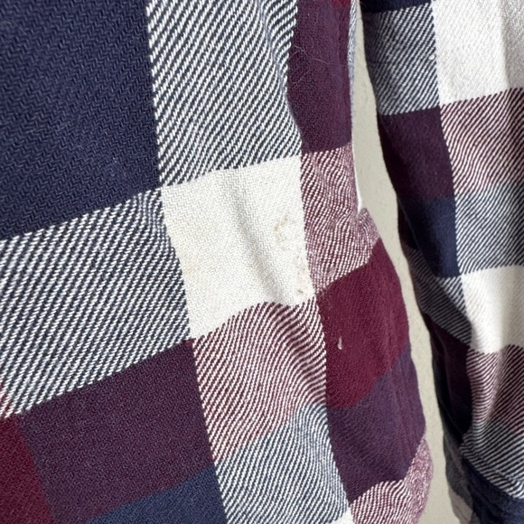 Duluth Purple White Checkered Workwear Utility Boxy Field Barn Jacket Women’s XS - Picture 3 of 8